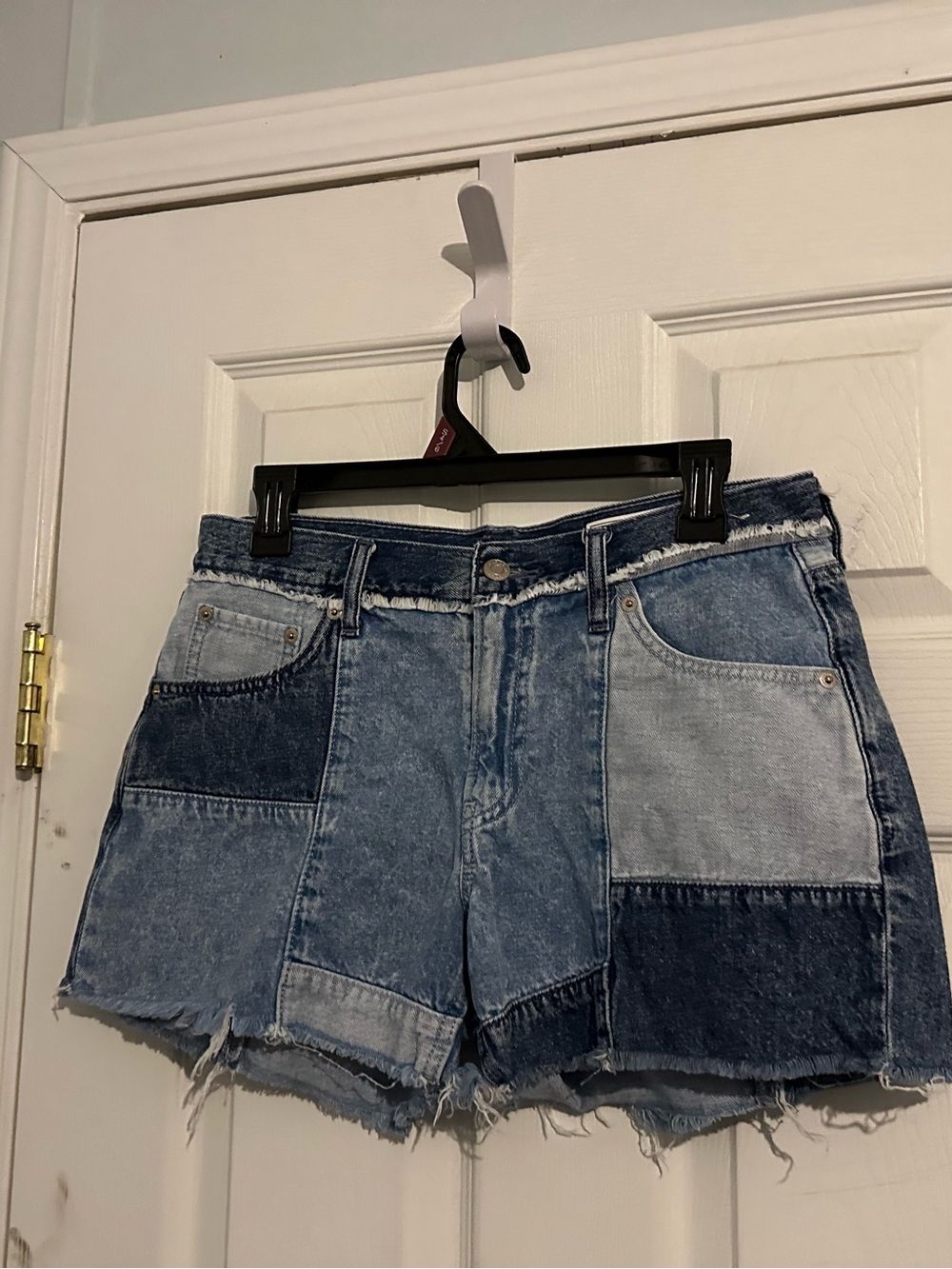 Gap Patchwork Denim Women’s Shorts - Blue